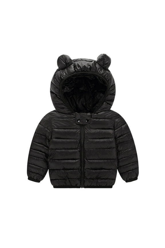 Baby Girls Boys Clothes Winter Coats Toddler Puffer Down Jacket Bear Hoods Outerwear Kids Cute Outfits