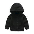 thumbnail image 1 of Baby Girls Boys Coat with Hooded Cute Cartoon Printed Solid Long Sleeve Winter Baby Outfits for Boys 12-18 Months, 1 of 4