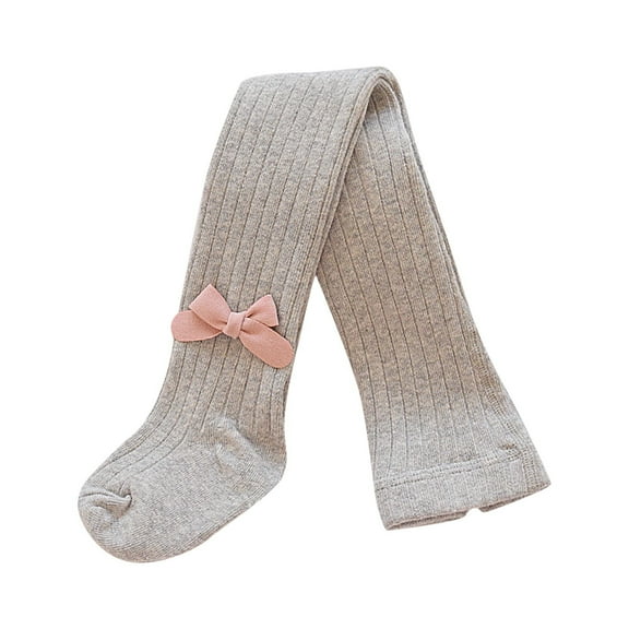Baby Girls Boys Cotton Pants Tights Panties Stockings Leggings Gray 1-2 Years