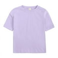 thumbnail image 1 of Baby Girls Boys Cotton Solid Color T Shirts Tops Tee Shirt Toddler Summer Clothes for 9M-4T, 1 of 2