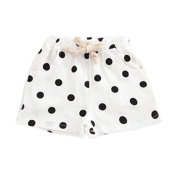 Baby Girls Boys Dot Print Shorts Kids Pants
