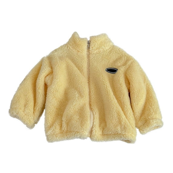 Baby Girls Boys Jacket Cute Cartoon Printed Solid Long Sleeve Winter Baby Girl Clothes for Baby Girls 2-3 Years