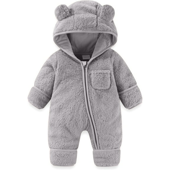 Baby Girls Boys Jumpsuit Cute Cartoon Animal Outfit Hooded Romper Outfits New Born Clothes for Girls 6-9 Months