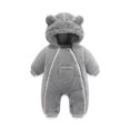 thumbnail image 1 of Baby Girls Boys Jumpsuit Cute Cartoon Animal Outfit Romper Hooded Christmas Gift for Baby Boys 6-9 Months, 1 of 3