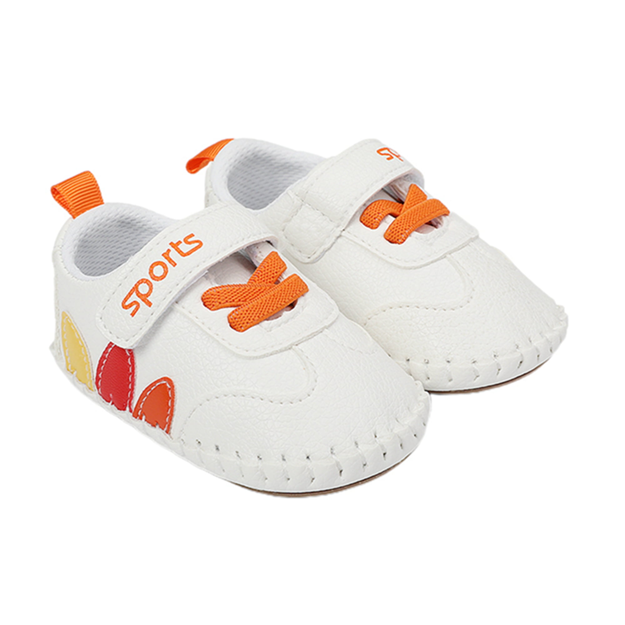 Baby Girls Boys Leather AntiSlip Soft Sole First Walking Shoes