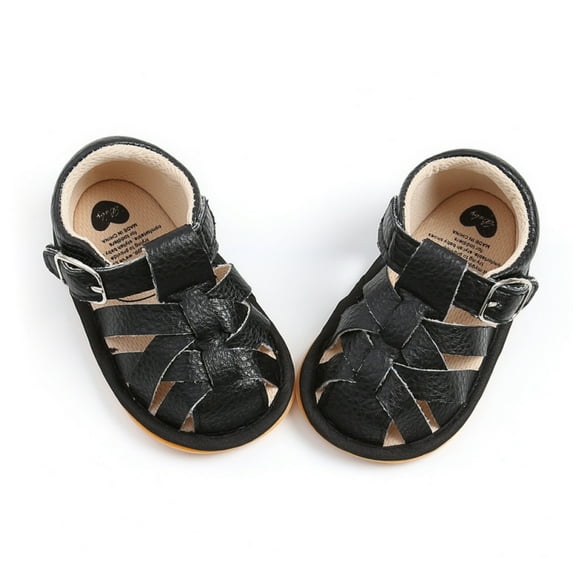 Baby Girls Boys Non-Slip Flats Sandals Infants Casual Crib Shoes Prewalkers 0-18 Months