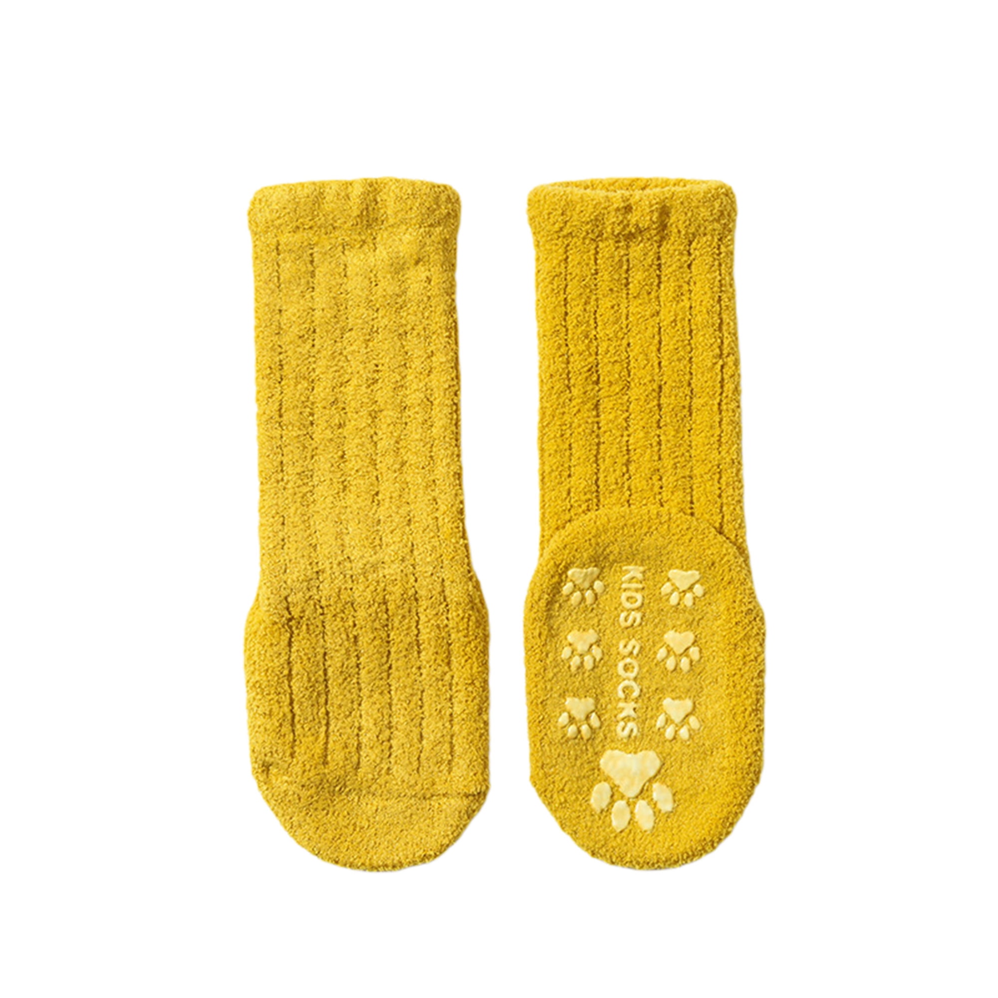 Baby Girls Boys Non Slip Fluffy Socks with Grips Toddler Kids Unisex Warm Thick Fuzzy Ankle Crew