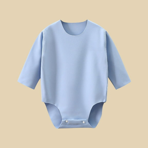 Baby Girls Boys Onesies Summer Unisex Gender Neutral Toddler Infant Newborn Baby Romper Pajamas Bodysuit Spring Long Sleeve Solid Color Baby Clothes Jumpsuit