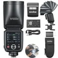 thumbnail image 1 of Godox V100S V100 S Round Head Camera Flash forSony Camera Flash Speedlite Speedlight,100Ws 2.4G TTL1/8000 HSS,400 Full Power Flashes,7.2V/2980mAh Li-ion Battery,1.7s Recycle Time,LED Modeling Lamp, 1 of 10
