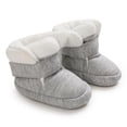 thumbnail image 1 of Baby Girls Boys Plush Snow Boots Soft Sole Anti-Slip Mid Calf Warm Winter Toddler Walking Shoes 12-18 Months, 1 of 11