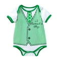 Baby Girls Boys Print Spring Summer St.Patric.k's Day Short Sleeve