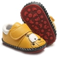 thumbnail image 1 of Baby Girls Boys Pu Leather Sneakers Anti-Slip Rubber Sole Cartoon Moccasins Handmade Newborn Slippers Hard Bottom Toddler First Walkers Infant Crib Shoes, 1 of 6
