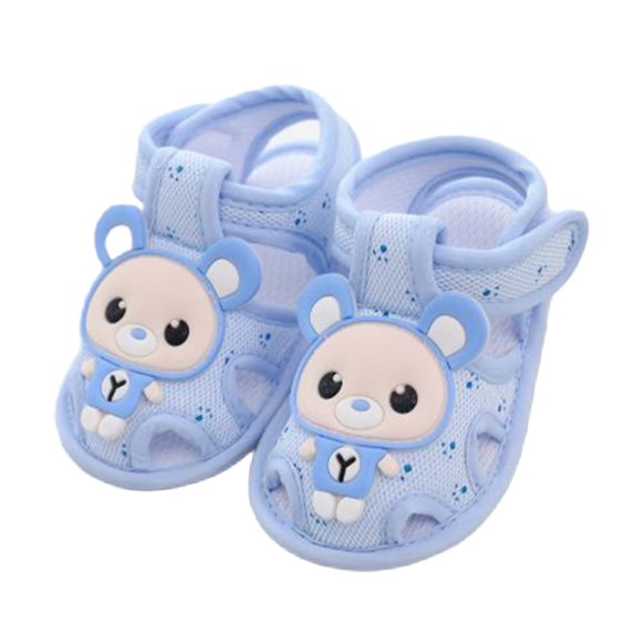 Baby Girls Boys Sandal, Cartoon Bear Dolphin Non-slip Summer Flats