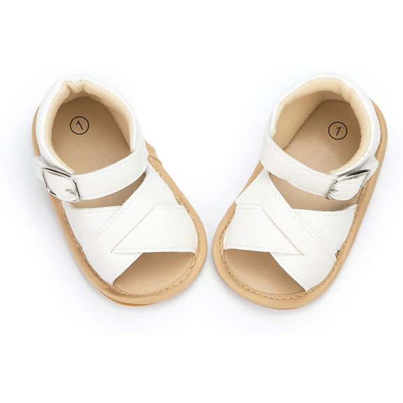 Baby Girls Boys Sandals Infant Summer Beach Shoes Anti Slip Rubber Sole Outdoor First Walking Crib Shoes