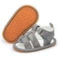 thumbnail image 1 of Baby Girls Boys Sandals Infant Summer Beach Shoes Anti Slip Rubber Sole Outdoor First Walking Crib Shoes, 1 of 6