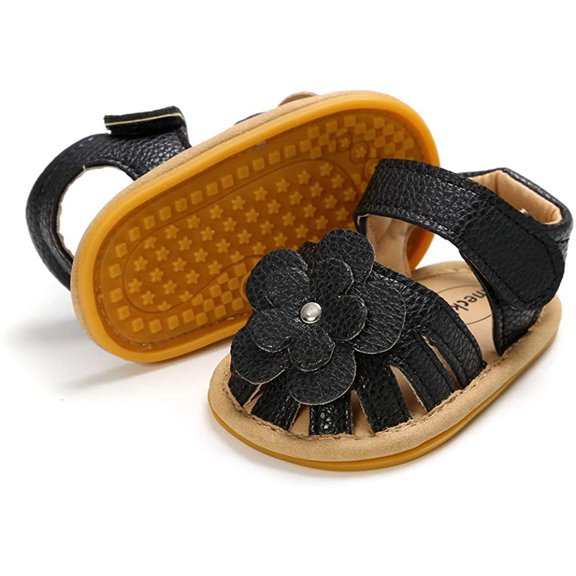 Baby Girls Boys Sandals Infant Summer Beach Shoes Anti Slip Rubber Sole Outdoor First Walking Crib Shoes