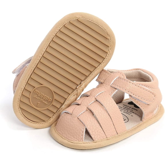Baby Girls Boys Sandals Premium Soft Anti-Slip Rubber Sole Infant Summer Outdoor Shoes Toddler First Walkers