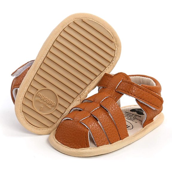 Baby Girls Boys Sandals Premium Soft Anti-Slip Rubber Sole Infant Summer Outdoor Shoes Toddler First Walkers