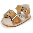 thumbnail image 1 of Baby Girls Boys Sandals Premium Soft Anti-Slip Rubber Sole Infant Summer Outdoor Shoes Toddler Newborn First Walker Crib Shoes, 1 of 6