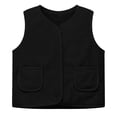 thumbnail image 1 of Baby Girls Boys Sherpa Fleece Vest Toddler Sleeveless Outerwear Jacket, 1 of 2