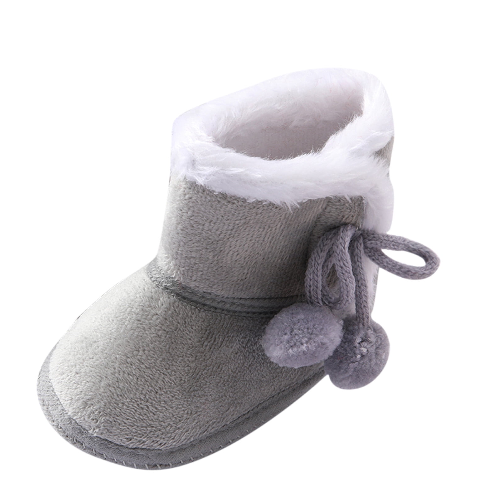 Baby Girls Boys Soft Booties Snow Boots Toddler Warming Shoes Size 3 ...