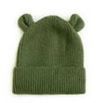 thumbnail image 1 of Baby Girls Boys Soft Warm Knit Hat Kids Winter Hat With Hood Cap Boys Toboggan Hat Hats for Baby Boy Toddler Stocking Cap Warm Hats for Baby Boy Summer Hat Baby Hats with Straps, 1 of 2