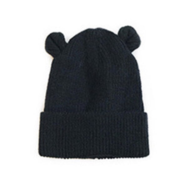 Baby Girls Boys Soft Warm Knit Hat Kids Winter Hat With Hood Cap Boys Toboggan Hat Hats for Baby Boy Toddler Stocking Cap Warm Hats for Baby Boy Summer Hat Baby Hats with Straps