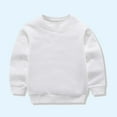 thumbnail image 1 of Baby Girls Boys Sweatshirt Jumper T-Shirt Cute Long Sleeved Tops Casual Cotton Tee Shirts Kids Toddler Clothes Age 1 2 3 4 5 6 7 Years White 3-4 Years, 1 of 3