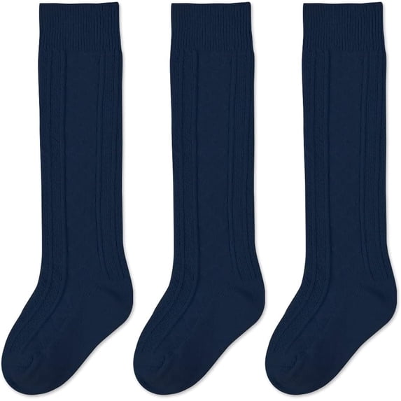Baby Girls Boys Uniform Knee High Socks Tube Ruffled Stockings Infants and Toddlers (Pack of 3/5)