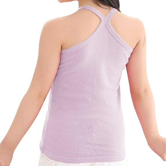 Baby Girls Boys Vests Tops Cotton Top Girls Sleeveless Undershirts Summer Top Vest Every Day Wear Girls Back to School Vest Tank Top Pink 3-4 Years
