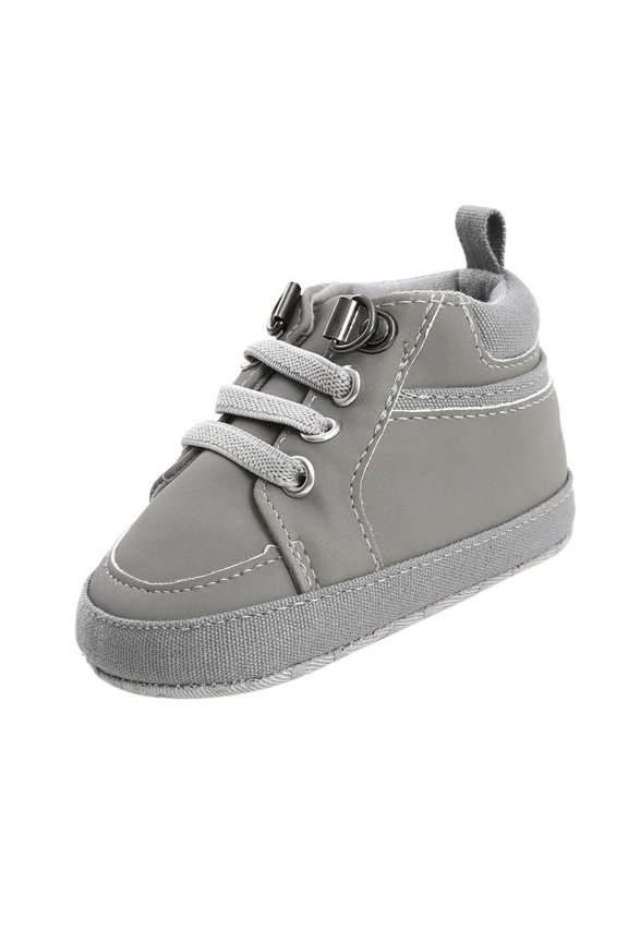 Baby Girls Boys Walking Shoes Toddler Infant First Walker Soft Sole High-Top Ankle Sneakers Newborn Crib Shoe