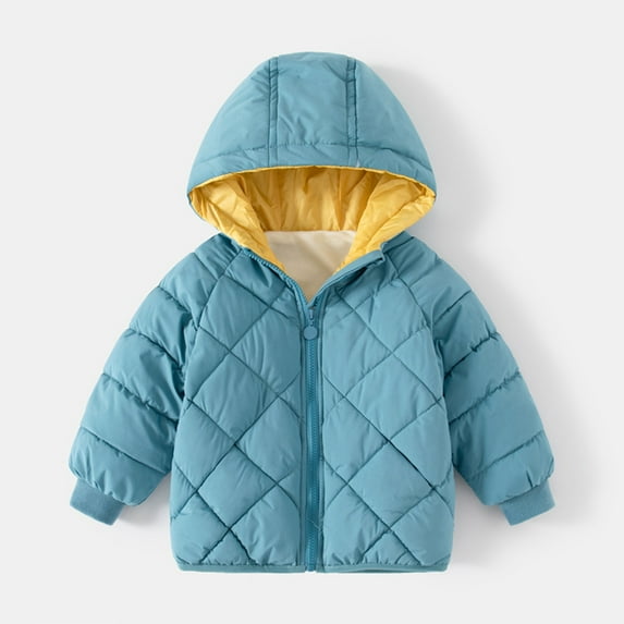 Baby Girls Boys Winter Coats Jacket Hooded Warm Lined Outwear Padded Puffer Jacket Baby Boy Girl Winter Essentials for Christmas Gifts 7T