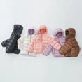 thumbnail image 1 of Baby Girls Boys Winter Warm Jacket Hooded Long Sleeve Coat, 1 of 8