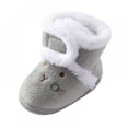 thumbnail image 1 of Baby Girls Boys Winter Warm Snow Boots Anti-Slip Soft Sole Toddler First Walker Newborn Infant Booties Crib Shoes, 1 of 8
