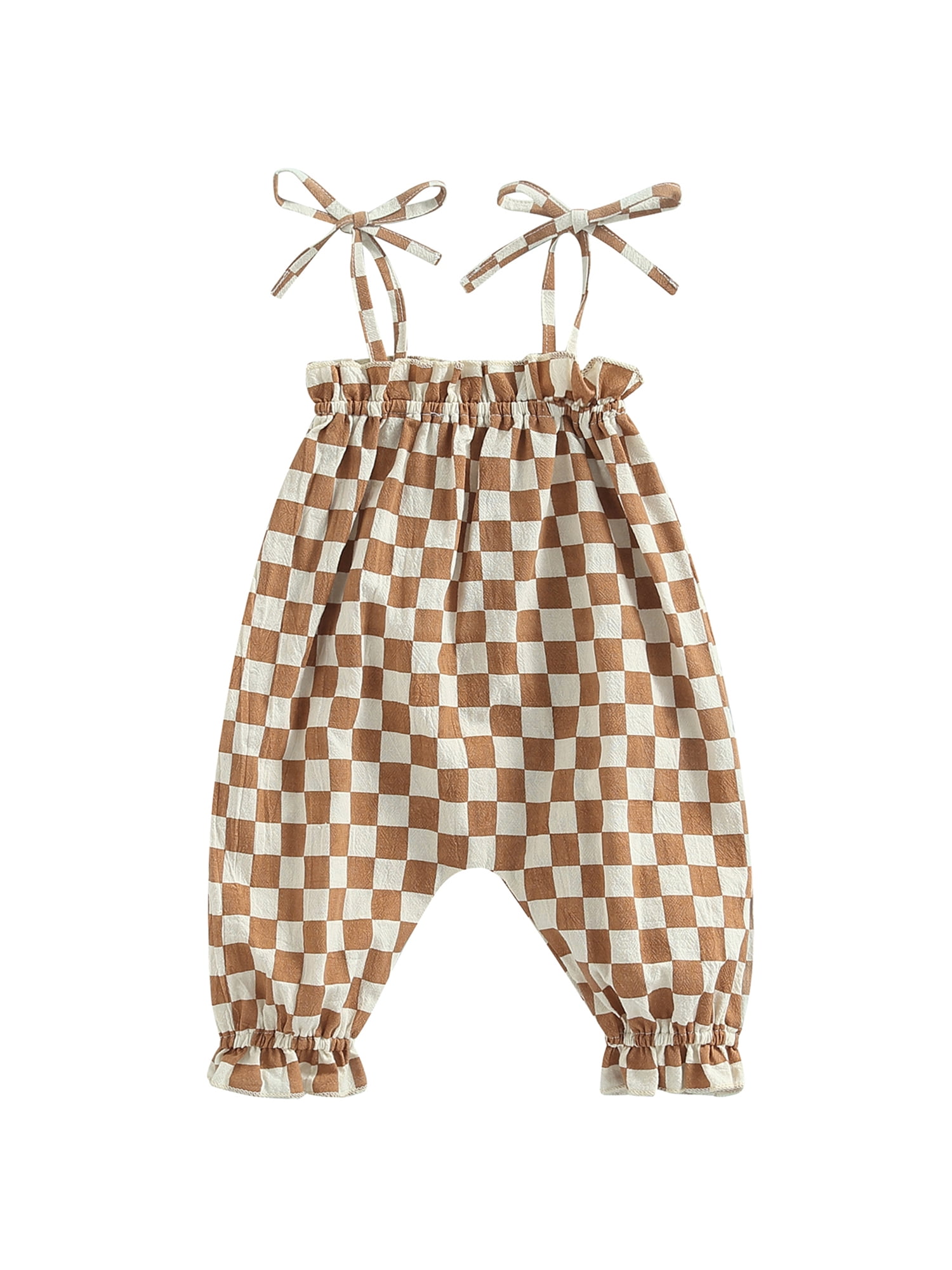 Grid Strapless Backless Plaid Lace Up Bowknot Sleeveless Dress Grid Strapless Backless Plaid Lace Up Bowknot Sleeveless Dress