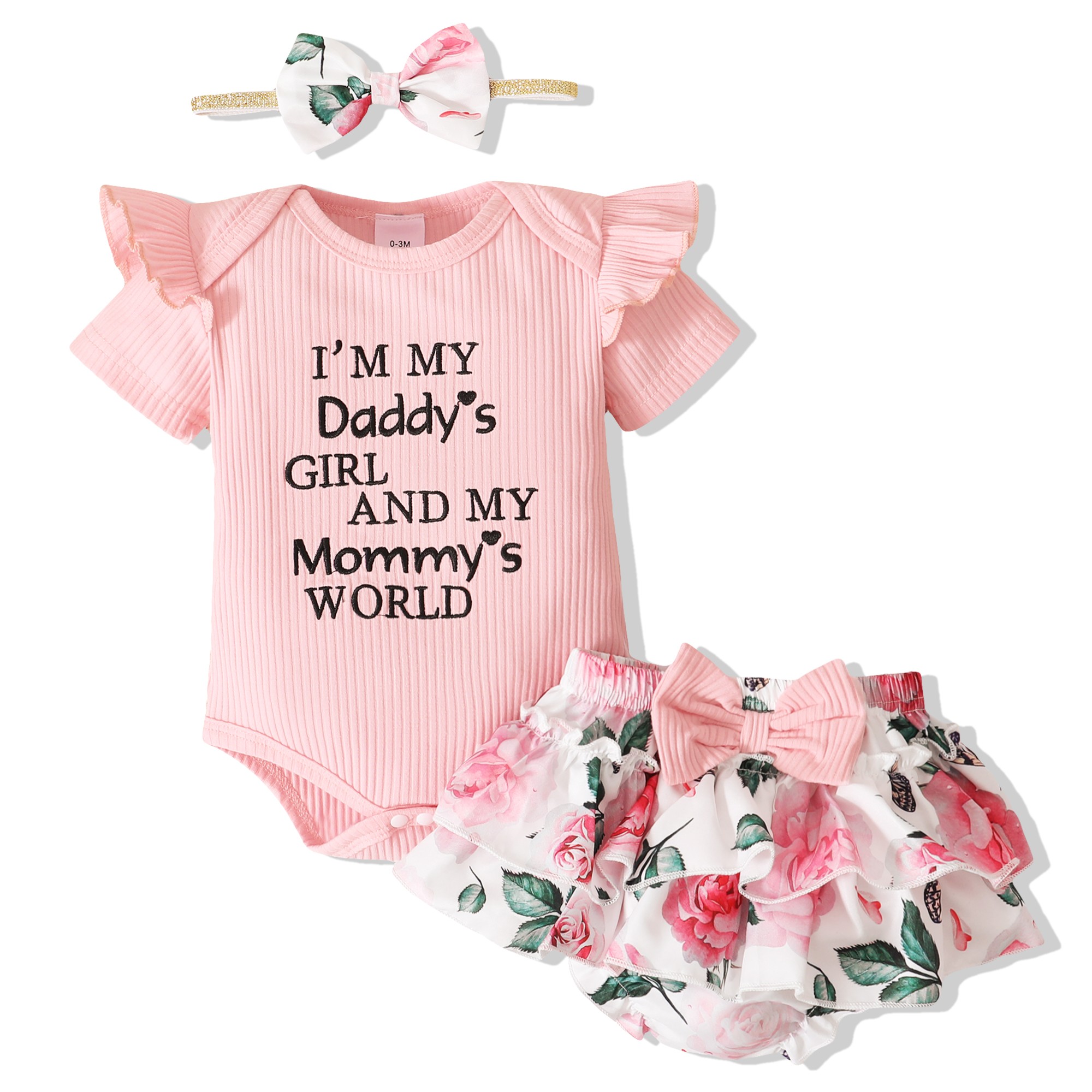 Baby Girls Clothes 3 Months Baby Girls Summer Short Outfit Sets 6