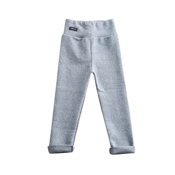 Baby Girls Cotton Fleece Lined Leggings Stretchy Thick Thermal Pants High Waisted Tights Leggings Winter Warm Athletic Pants