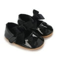 thumbnail image 1 of Baby Girls Cute Moccasinss Heart Pattern Soft Sole Leather Flats, 1 of 8
