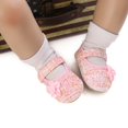 thumbnail image 1 of Baby Girls Dress Shoes Flats Newborn Princess Soft Sole Crib Shoes First Walkers 0-18M, 1 of 8