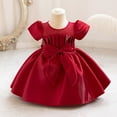 thumbnail image 1 of Baby Girls Dresses Kids Formal Dresses for Girls Red Dress for Girl Princess Dress Girl Dresses Size 6-12 Months, 1 of 4