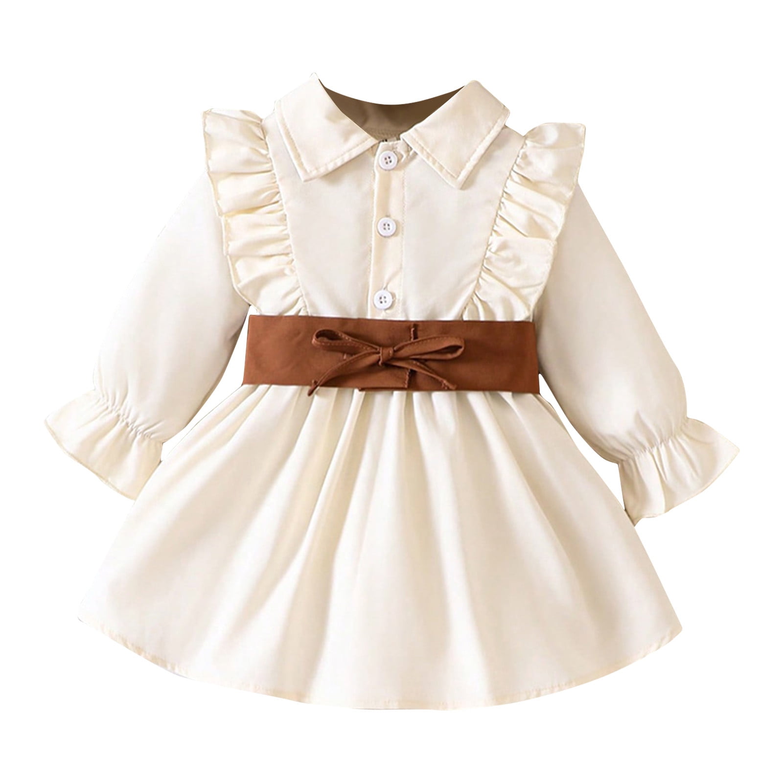 white baby doll dress Lily – rubylouboutique Size:06-09 Months Army green dress from tea length dress