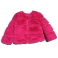 thumbnail image 1 of Baby Girls Faux Fur Coat Winter Children Girls Long Sleeve Christmas Jacket Warm Kids Girls Snow Coat Girls Outerwear Clothing, 1 of 6