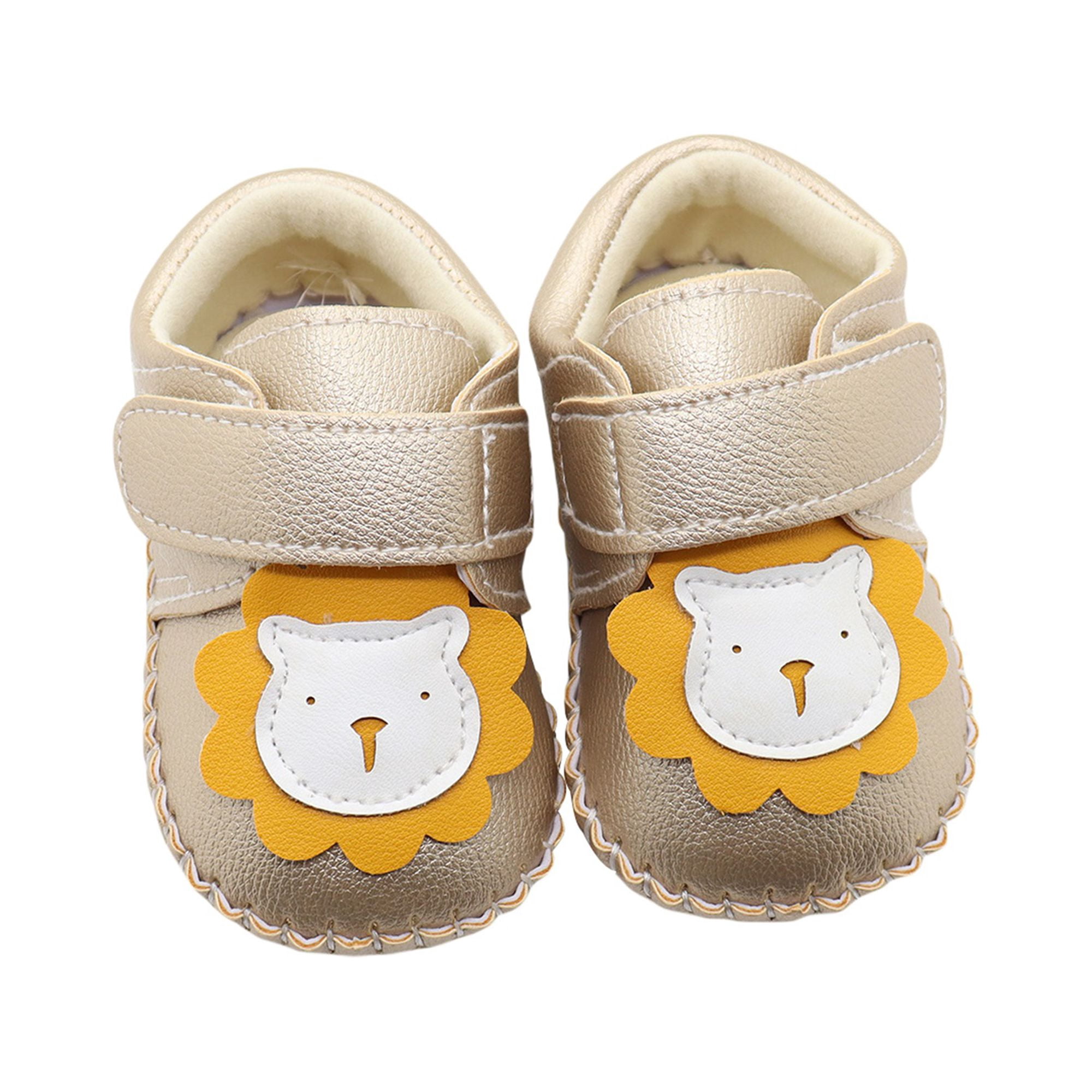 Baby Girls Flats Cutout Cartoon Bear Princess Shoes Walking Shoes ...