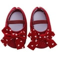 thumbnail image 1 of Baby Girls Flats with Infant Non-Slip Soft Sole Cute Bowknot Shoes Newborn Princess Wedding Shoes Toddler First Walkers 0-18M, 1 of 1