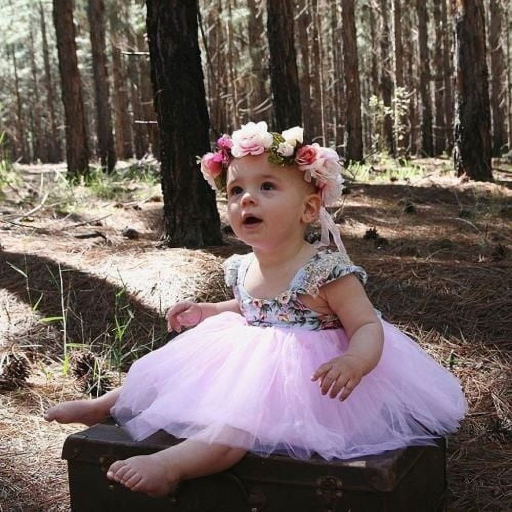 Baby Girl Party Dresses 12-18 Months, Girls Party Dresses 3-6 Years UK,  Toddler Little Girls Smocked Dress Short Sleeve -aLined Rainbow Dresses  Summer and Spring Clothes&Clothing : : Fashion