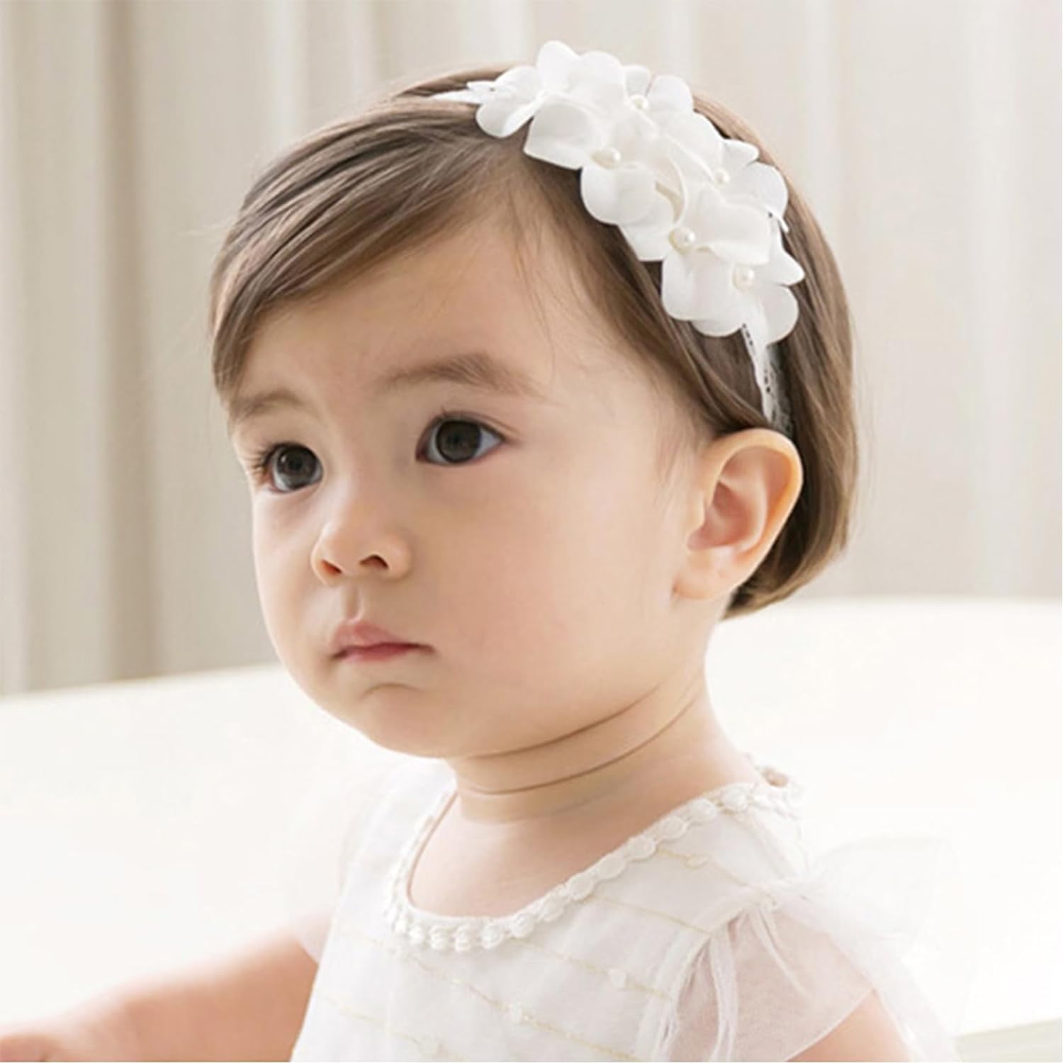 Baby Girls Flower Headbands Cute Kids Christening Zimbabwe Ubuy