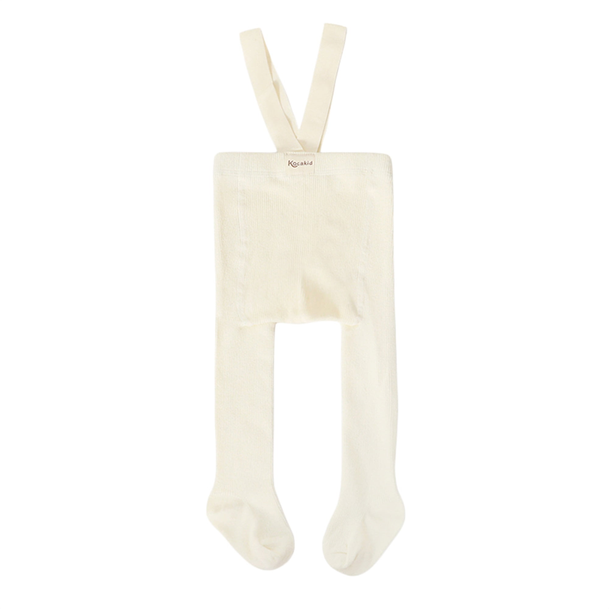 Valcatch Baby Ribbed Suspender Tights - Cotton Blend, Footed/Footless, Infant Boy Girl Leggings