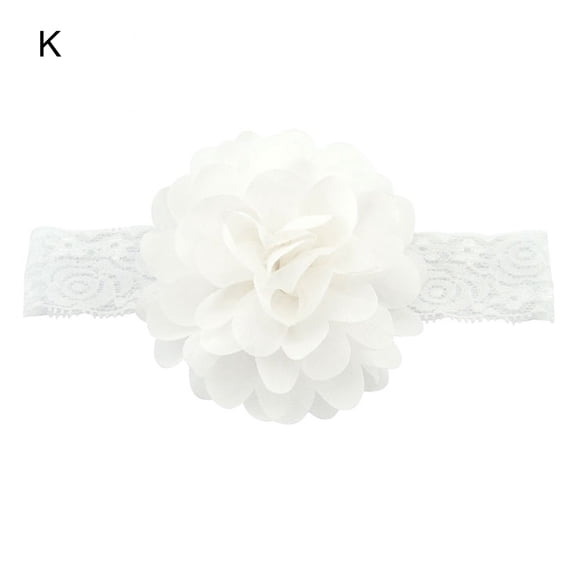 Baby Girls Hair Band Chiffon Flower Fixed Hairstyle Lightweight Creative Headband for Toddlers