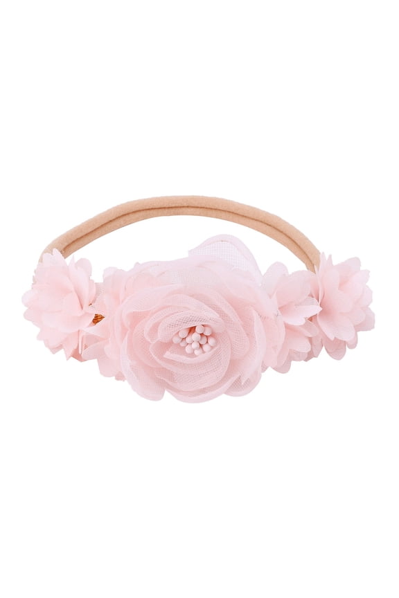 Baby Girls Headbands, Elastic Flower Head Wraps Hair Accessories