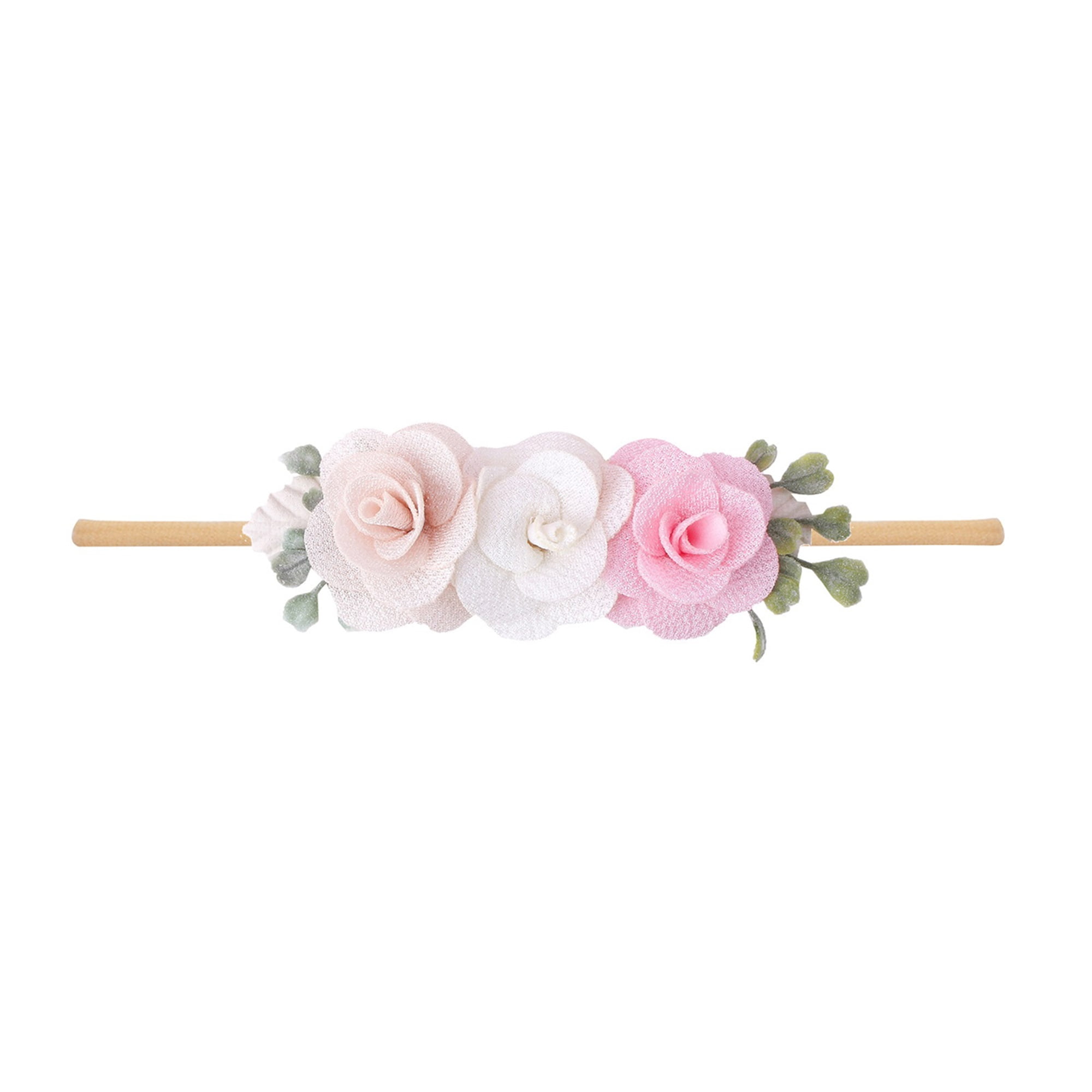 Baby Girls Headbands, Elastic Flower Head Wraps Photo Props Hair